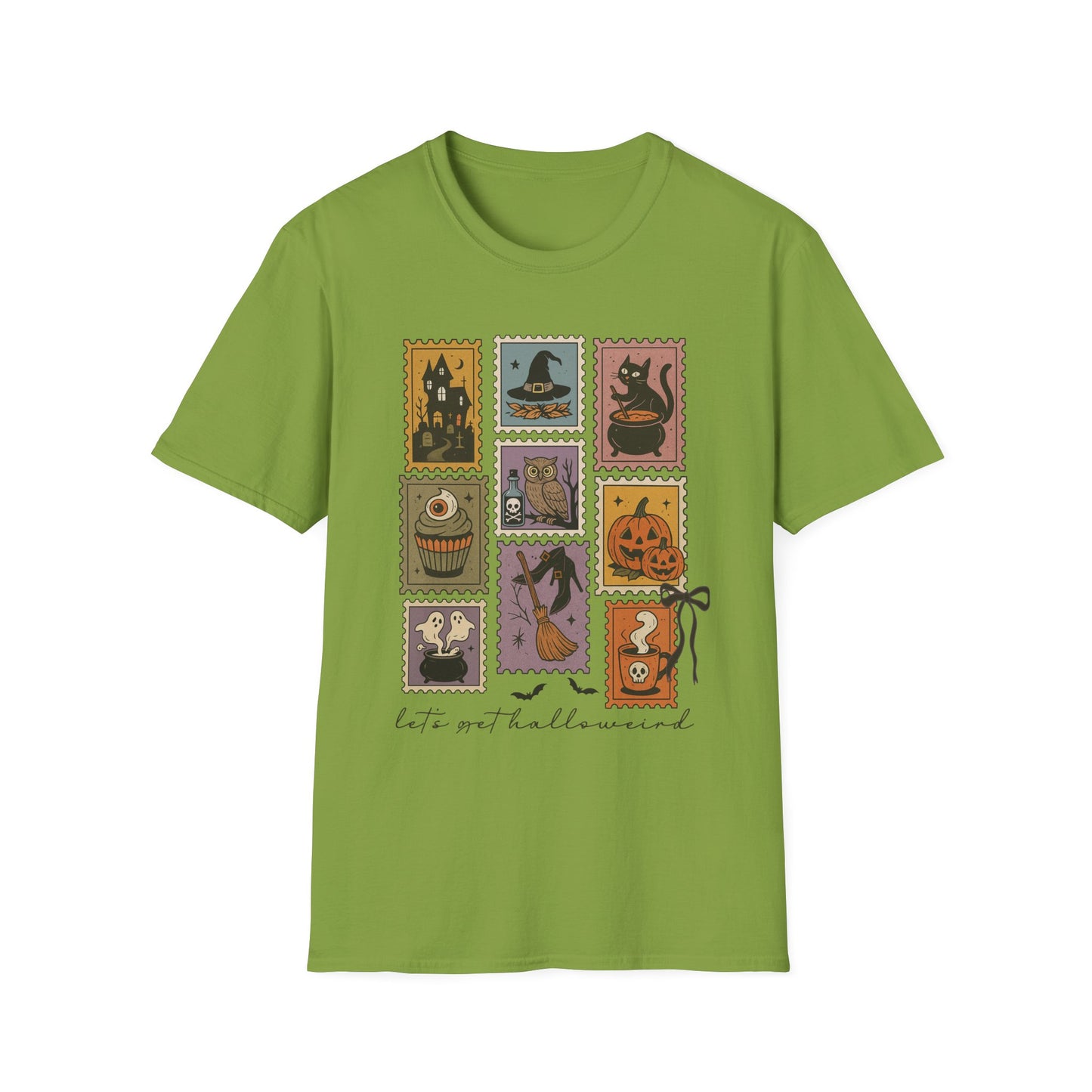 Vintage Halloween Stamp Women's Softstyle Tee
