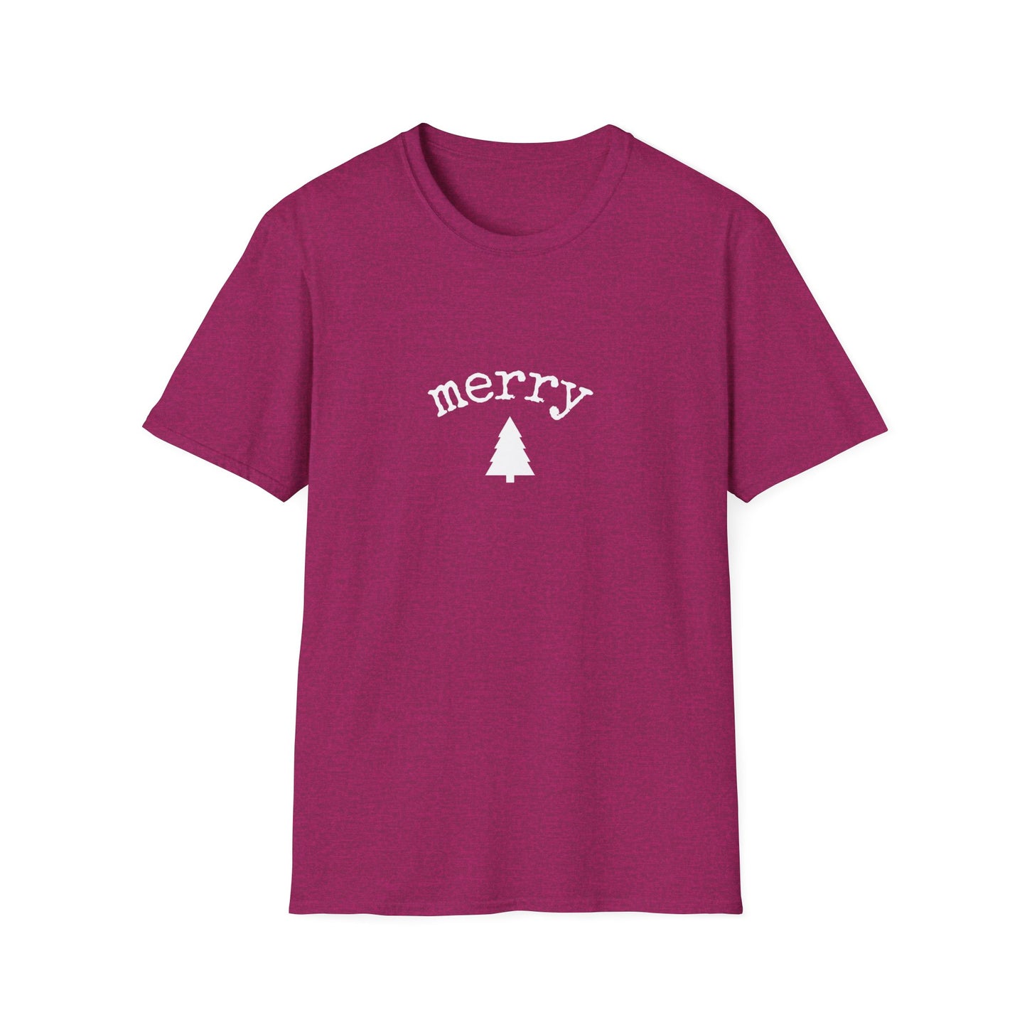 Cute "Merry Tree" Holiday T-Shirt — Festive Christmas Graphic Tee