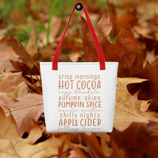 Cozy Autumn Tote Bag