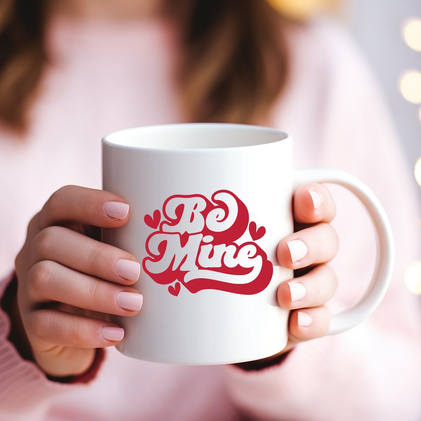 Be Mine Valentine’s Ceramic Mug — Cute 11oz & 15oz Coffee Cup