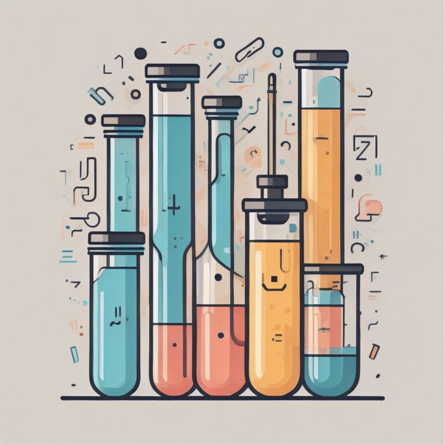 Educational Science Stickers | Vinyl Decals for Science Enthusiasts | Fun Lab and Research Themed Stickers for Laptops and Notebooks