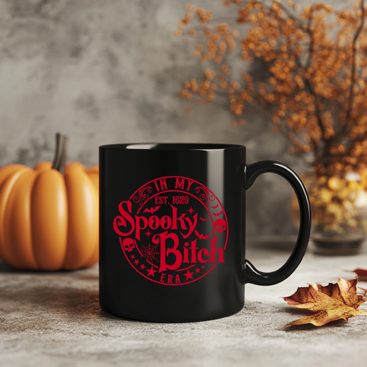 Spooky Bitch Era Black Mug (11 oz & 15 oz)