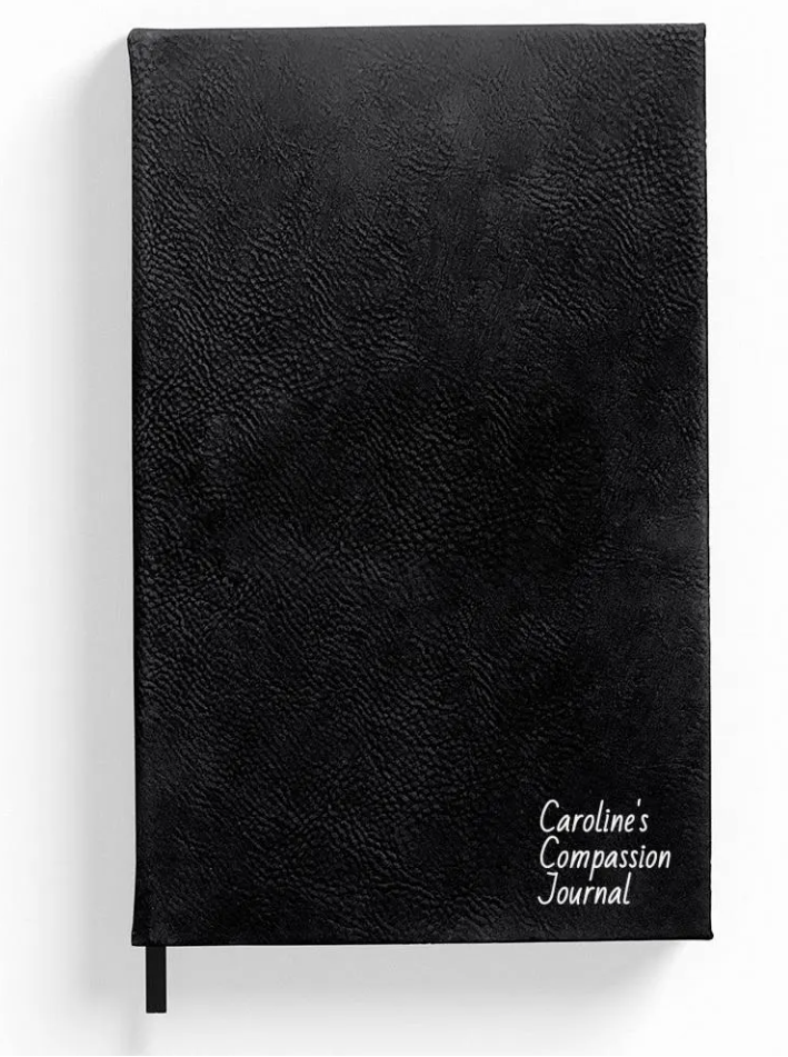 Personalized Vegan Leather Journal - Custom Eco-Friendly Notebook for Writers