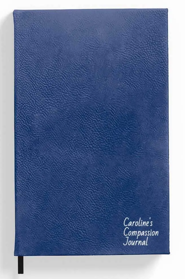 Personalized Vegan Leather Journal - Custom Eco-Friendly Notebook for Writers