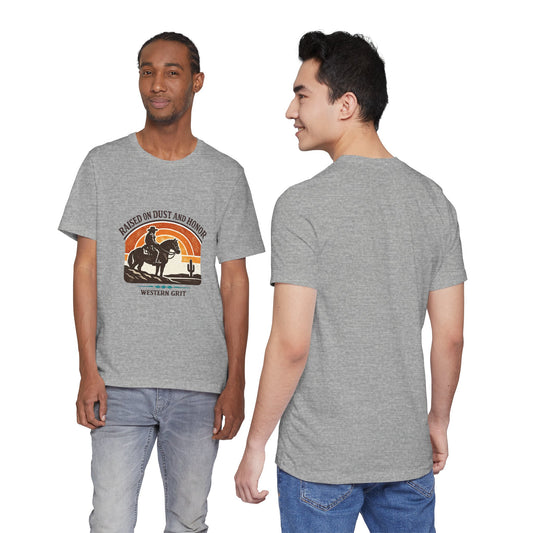Raised on Dust and Honor Tee | Western cowboy, vintage Americana