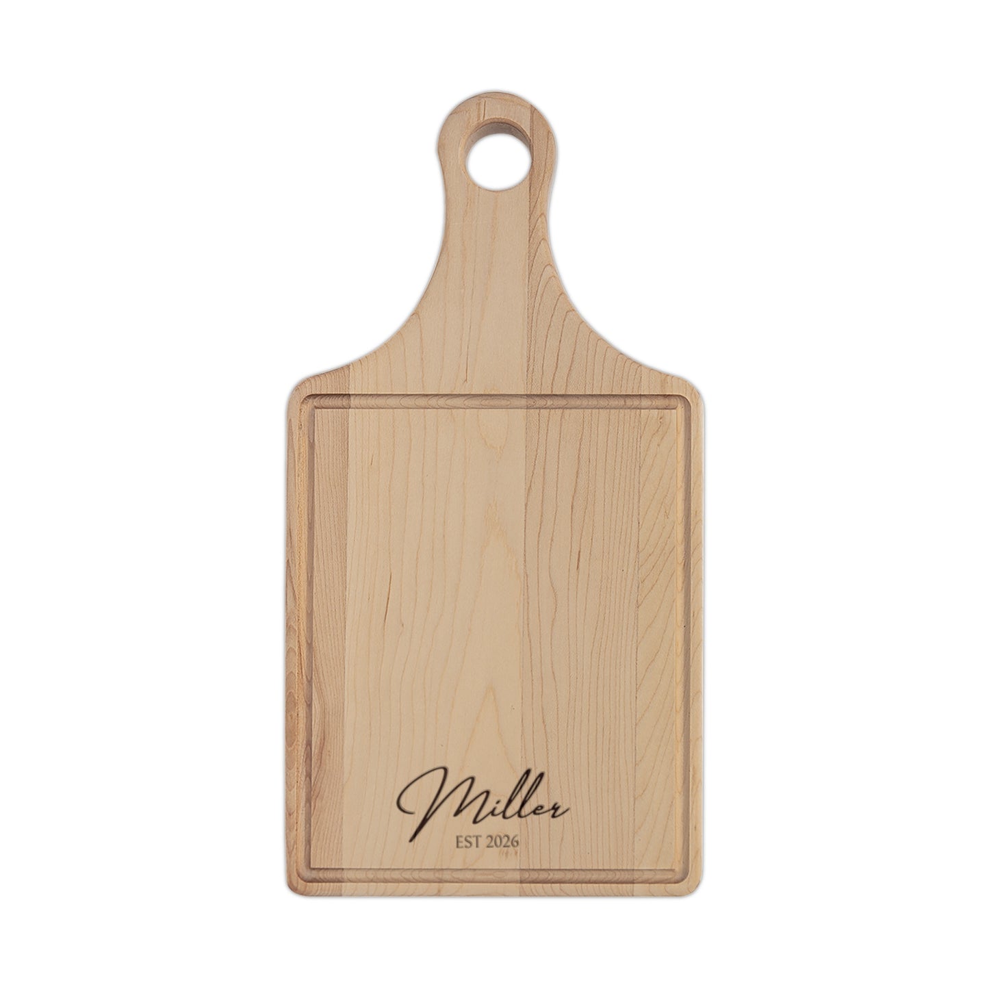 Personalized Hardwood Charcuterie Board - Made in USA