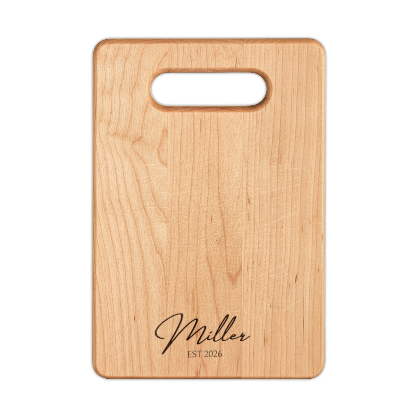 Personalized Hardwood Charcuterie Board - Made in USA
