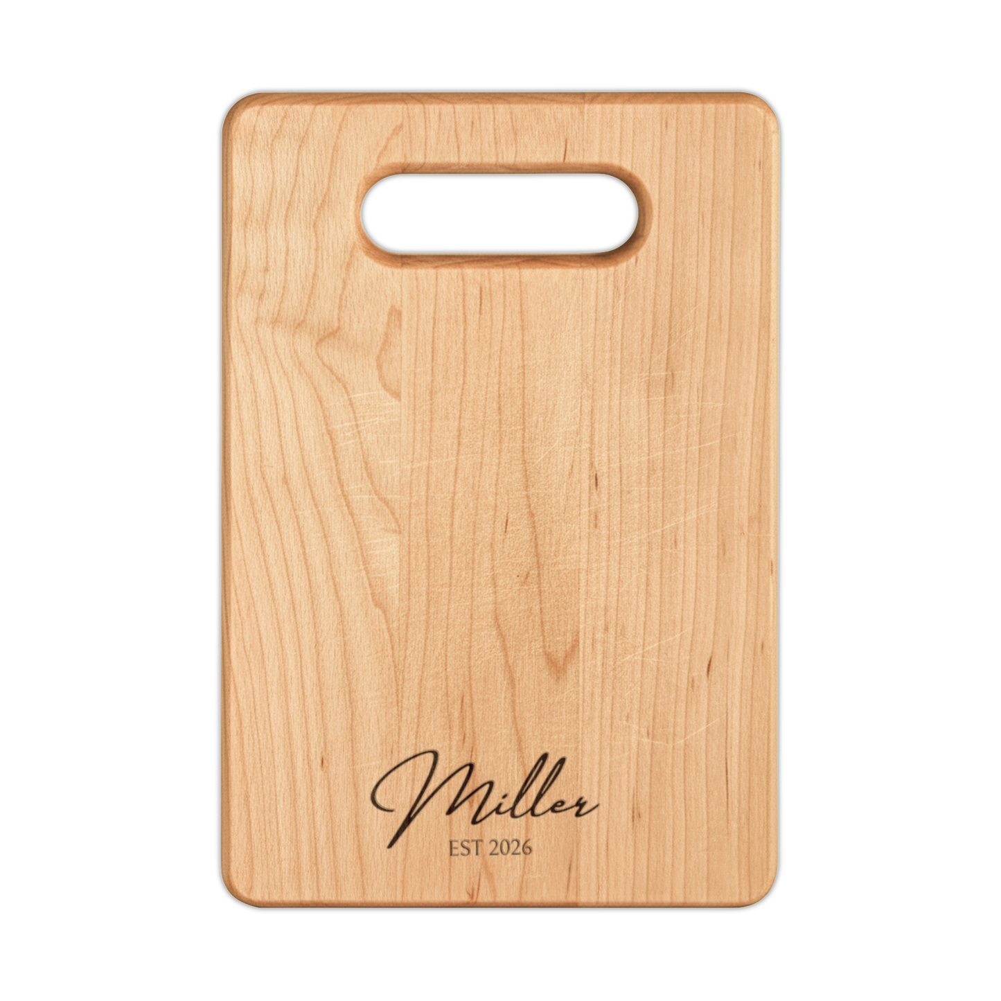 Personalized Hardwood Charcuterie Board - Made in USA