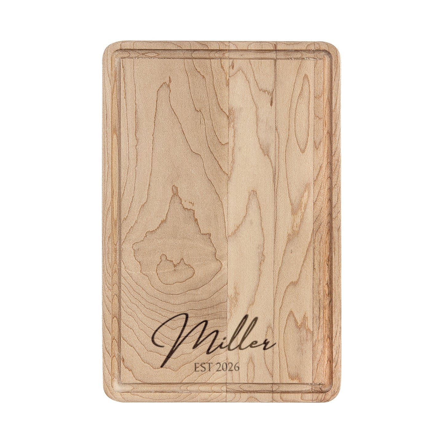Personalized Hardwood Charcuterie Board - Made in USA