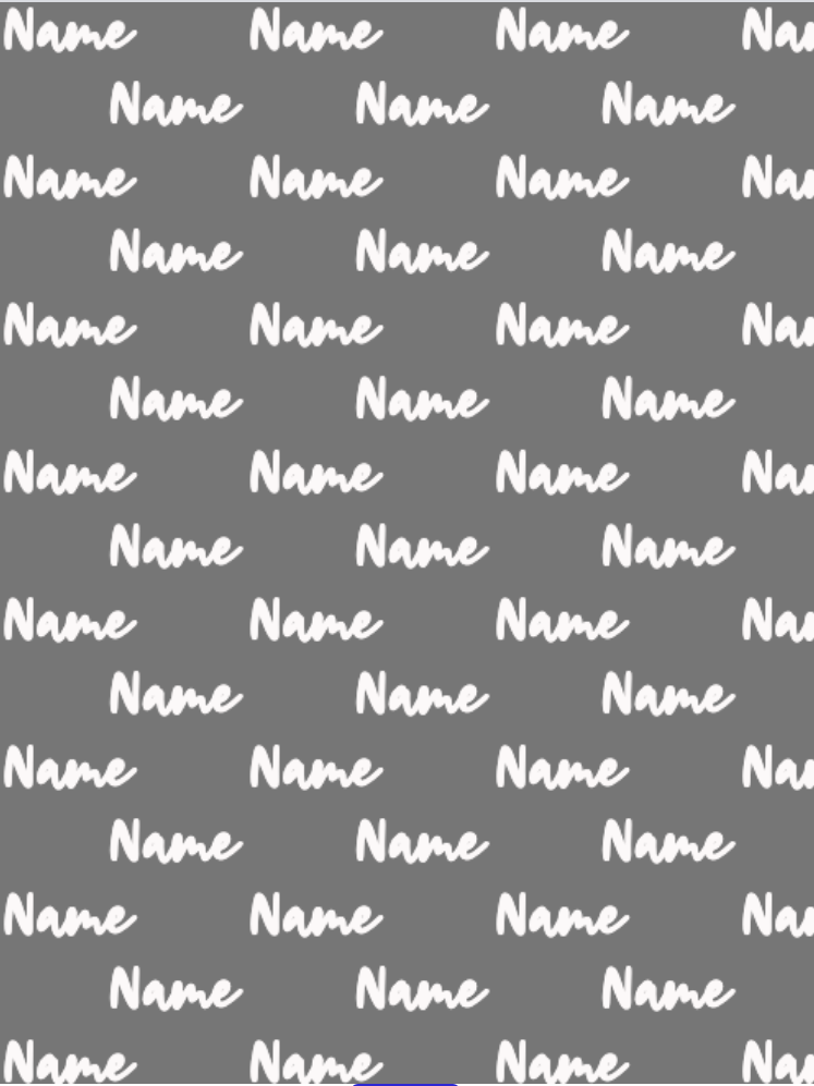 Personalized Custom Name Baby Blanket
