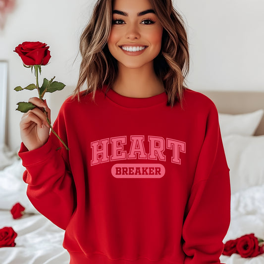 Heartbreaker Feminine Graphic Crewneck Sweatshirt