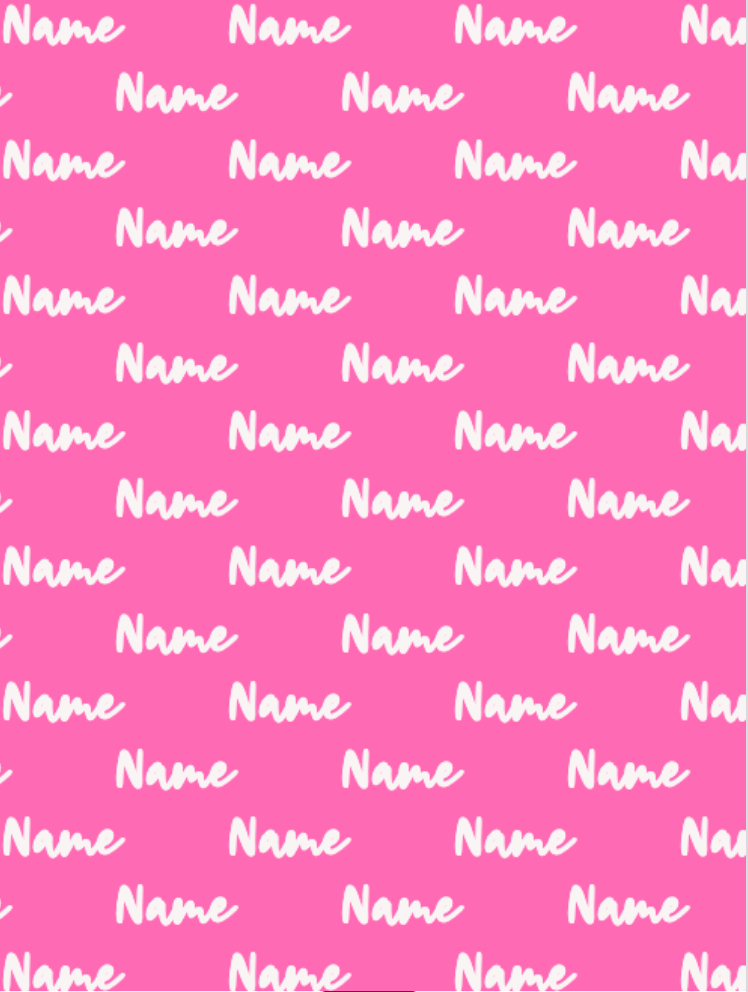 Personalized Custom Name Baby Blanket