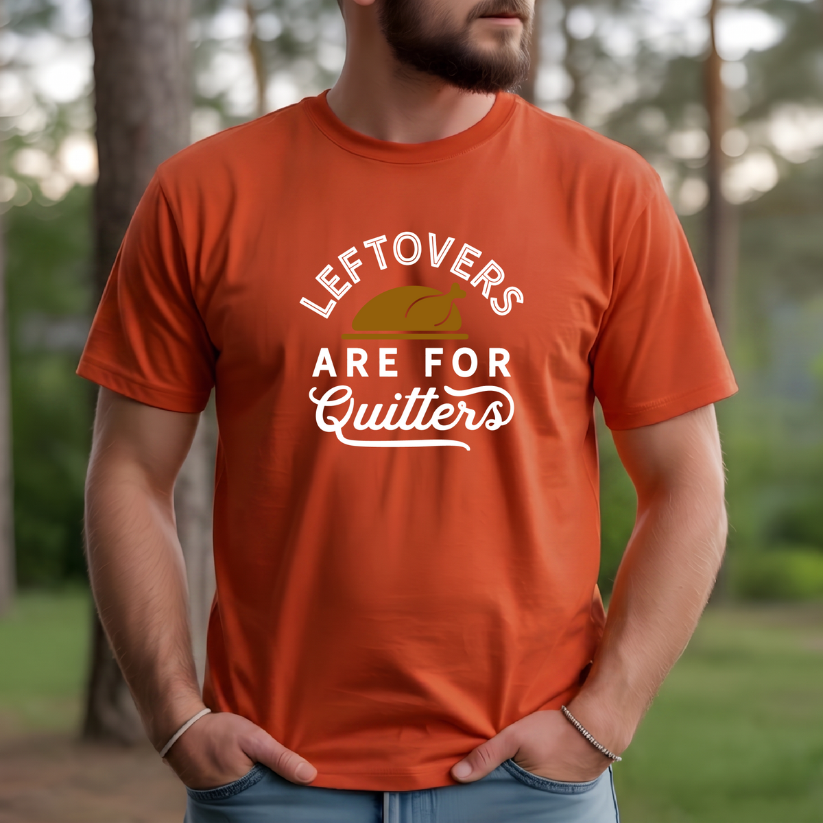 Thanksgiving Tee - Leftovers Are For Quitters