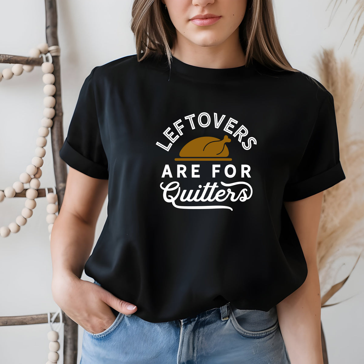 Thanksgiving Tee - Leftovers Are For Quitters