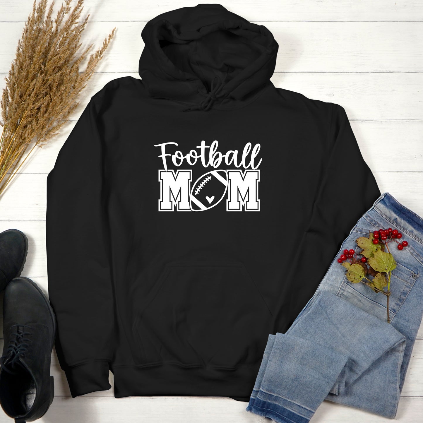 Football Mom Hoodie – Varsity Football Mom Pullover