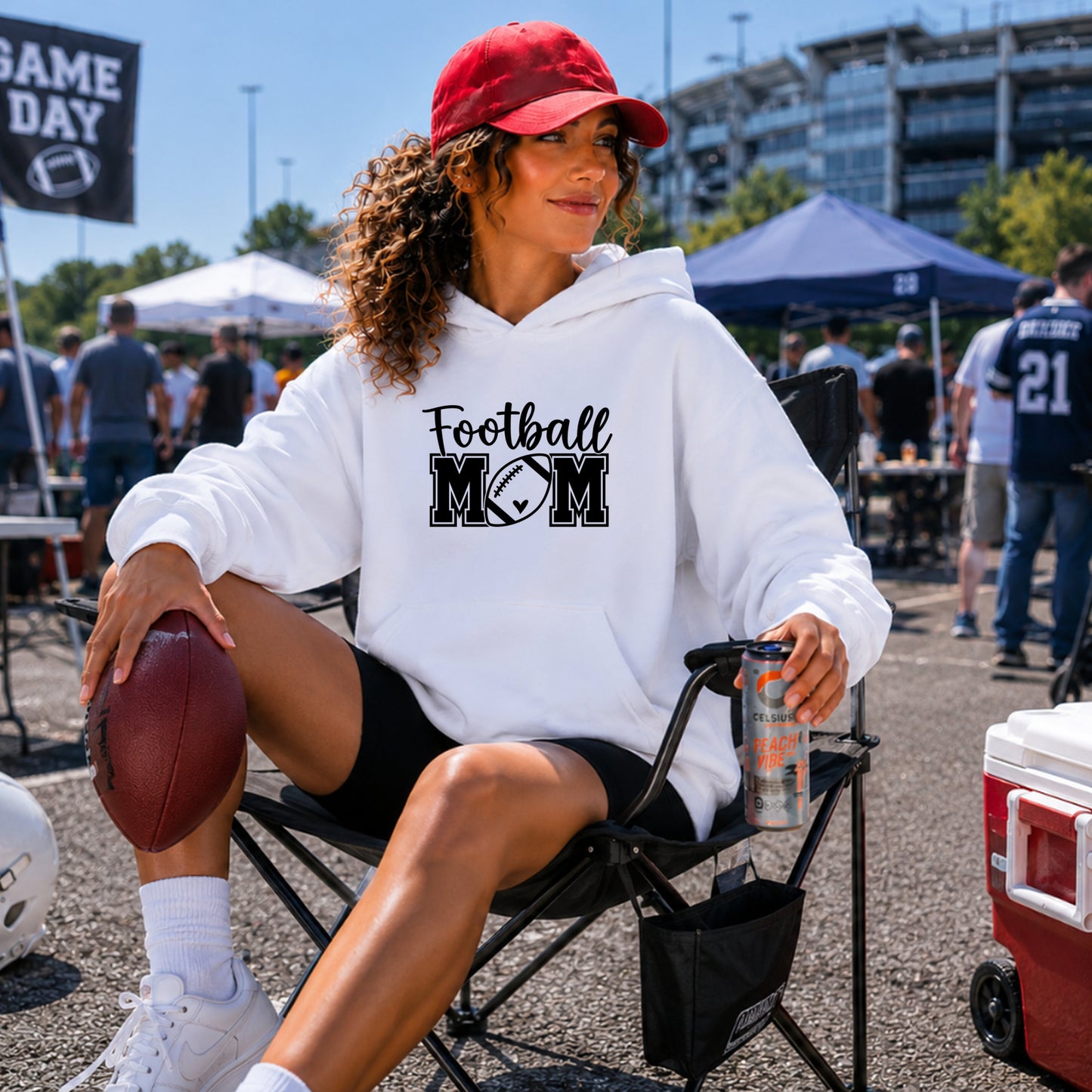 Football Mom Hoodie – Varsity Football Mom Pullover