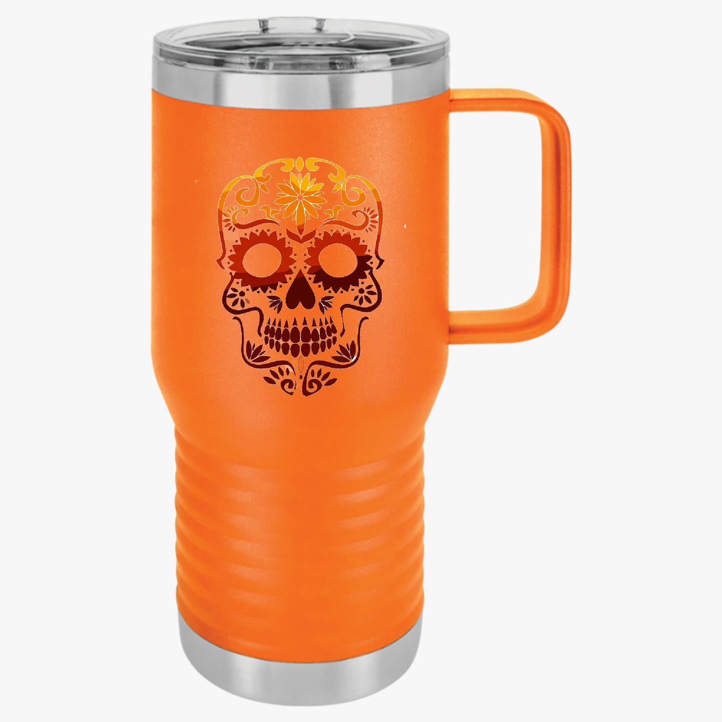 Sugar Skull Travel Mug, 20oz