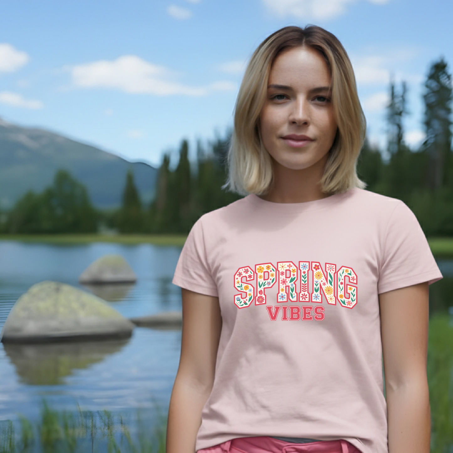 Spring Vibes Women's Softstyle T-Shirt