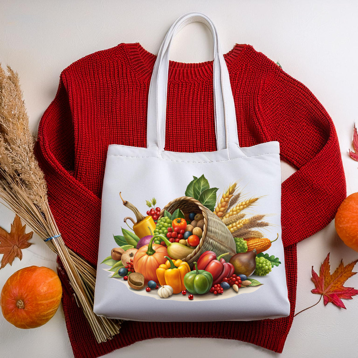 Thanksgiving Cornucopia Tote Bag