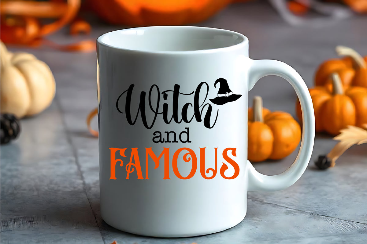 Witch and Famous Halloween Ceramic Mug (11oz/15oz)