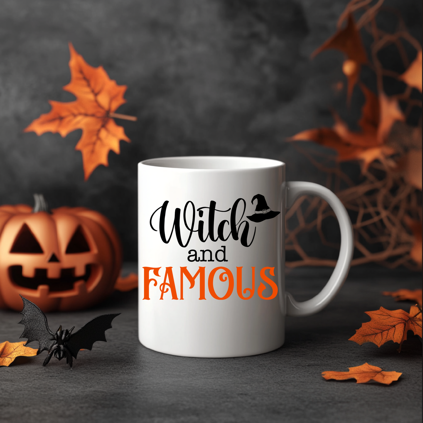 Witch and Famous Halloween Ceramic Mug (11oz/15oz)
