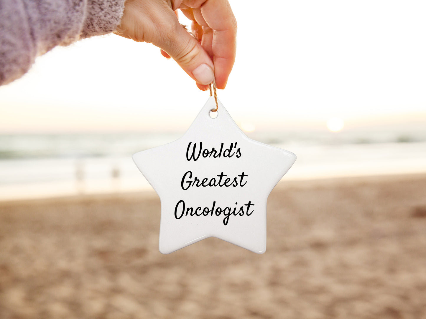 World's Greatest Oncologist Star Ornament