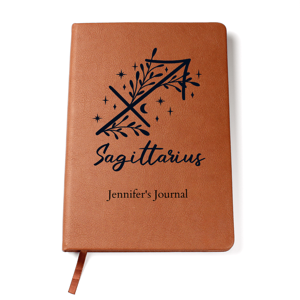 Personalized Botanical Zodiac Journal