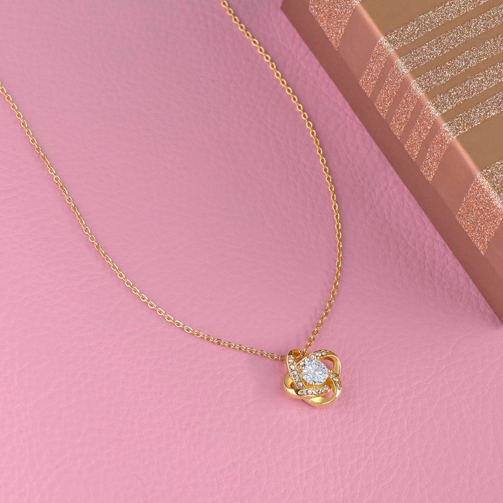 To My Beautiful Wife - I'll Love You Forever Love Knot Neckalce