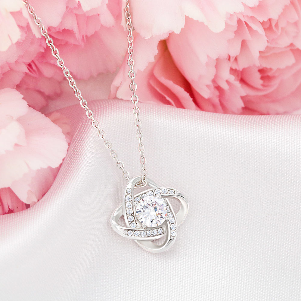To My Beautiful Wife - I'll Love You Forever Love Knot Neckalce