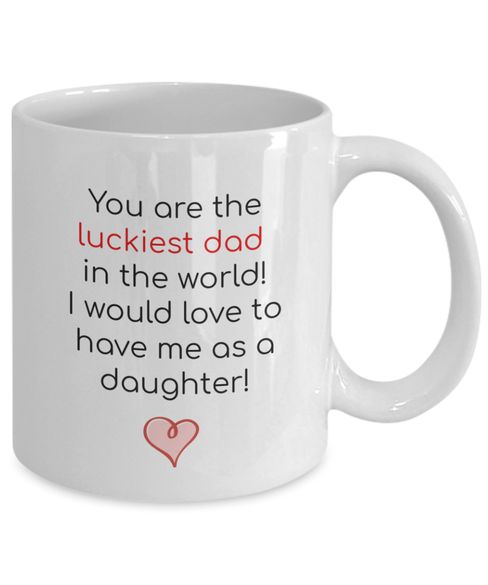 Luckiest Dad Mug