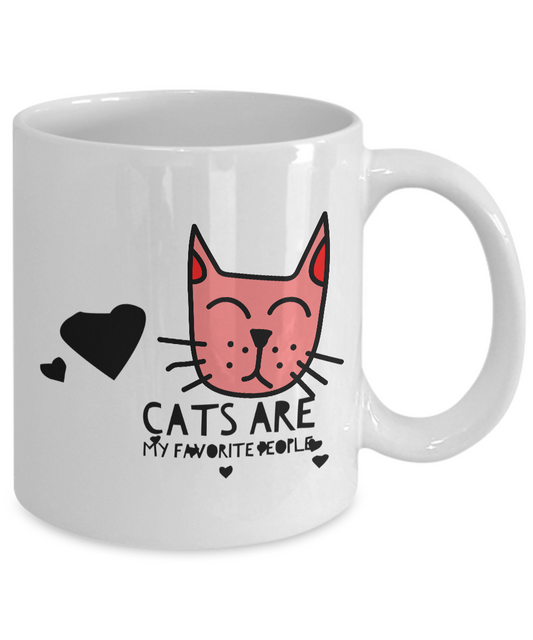 Cats Are My Favorite People Mug