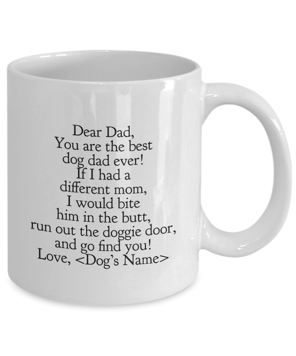 Custom Dad Dog Mug