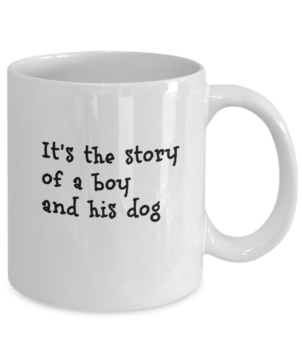 Boy Story Dog Mug