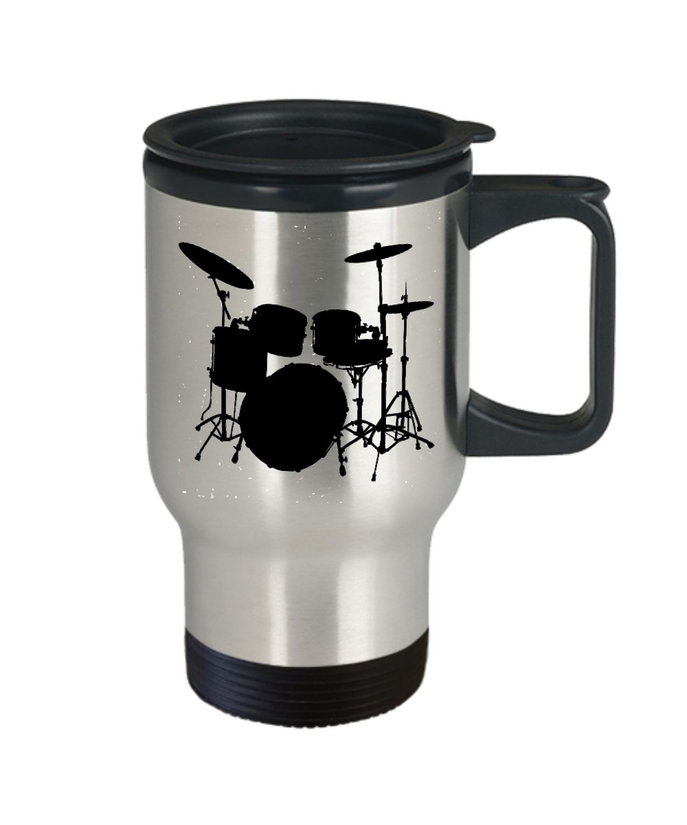 Drum Set Stainless Steel Insulated Travel Mug
