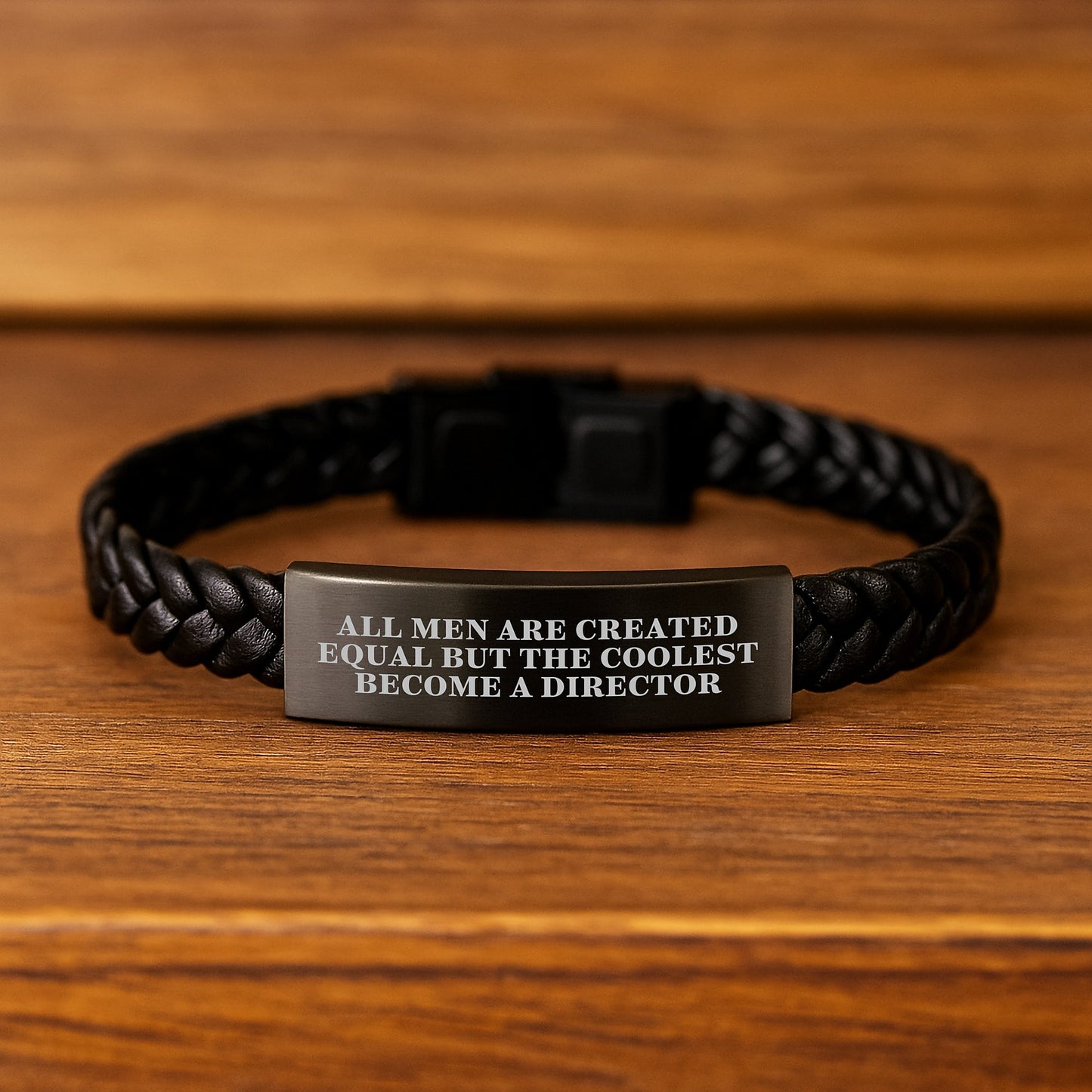 Funny Director Gifts, Interlaced Leather Bracelet, Graduation Unique Gifts from Men, Gifts for Director - Image 2