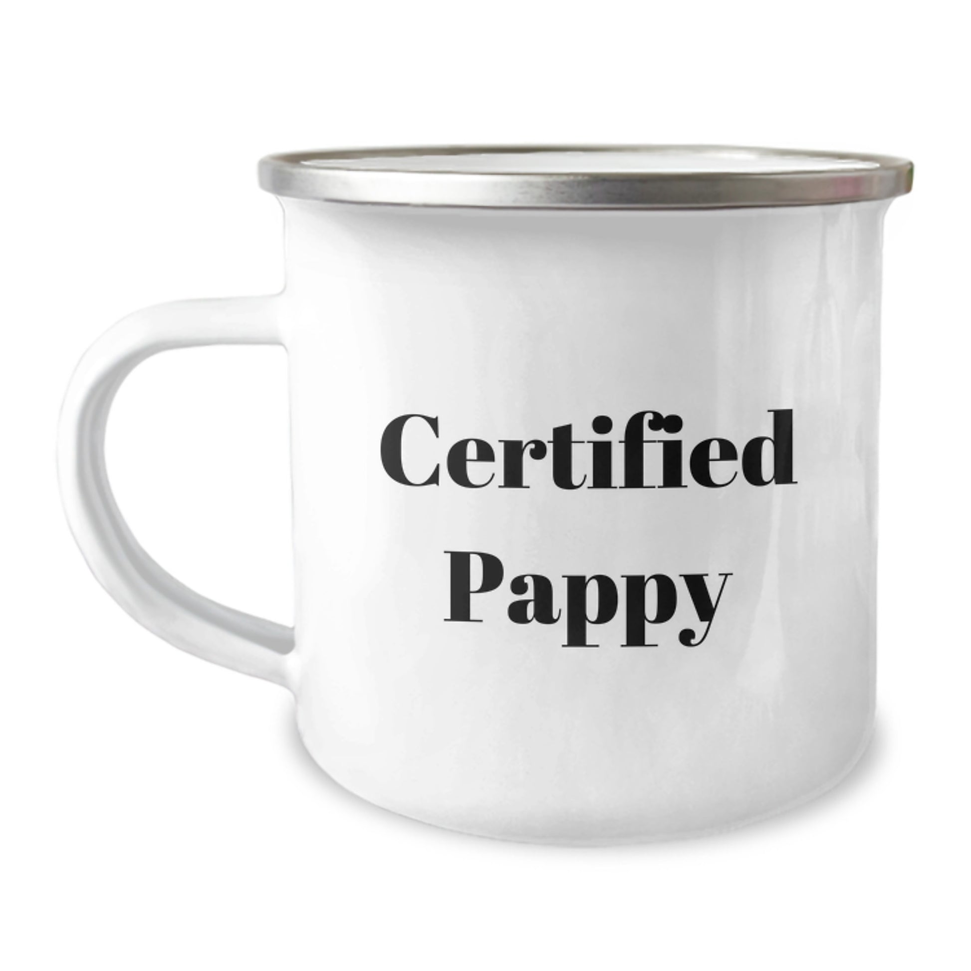 Funny Pappy Gifts for Men - Camping Mug with Certified Pappy Quote, Perfect Graduation Gifts from Family, Friends, or Coworkers - Image 1