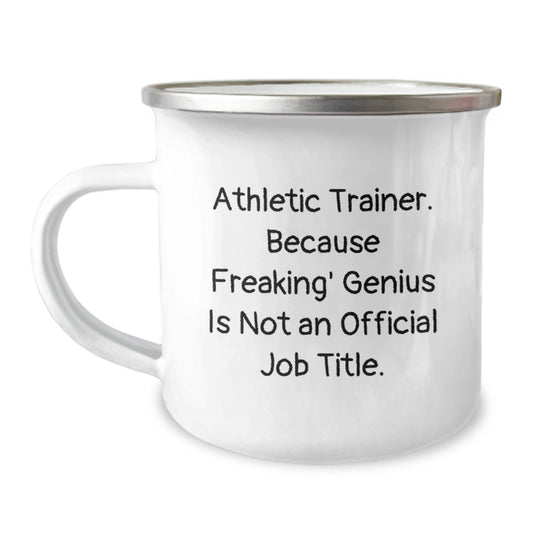 Funny Athletic Trainer Gifts from Friends - Camping Mug, Gift for Athletic Trainer - Image 1