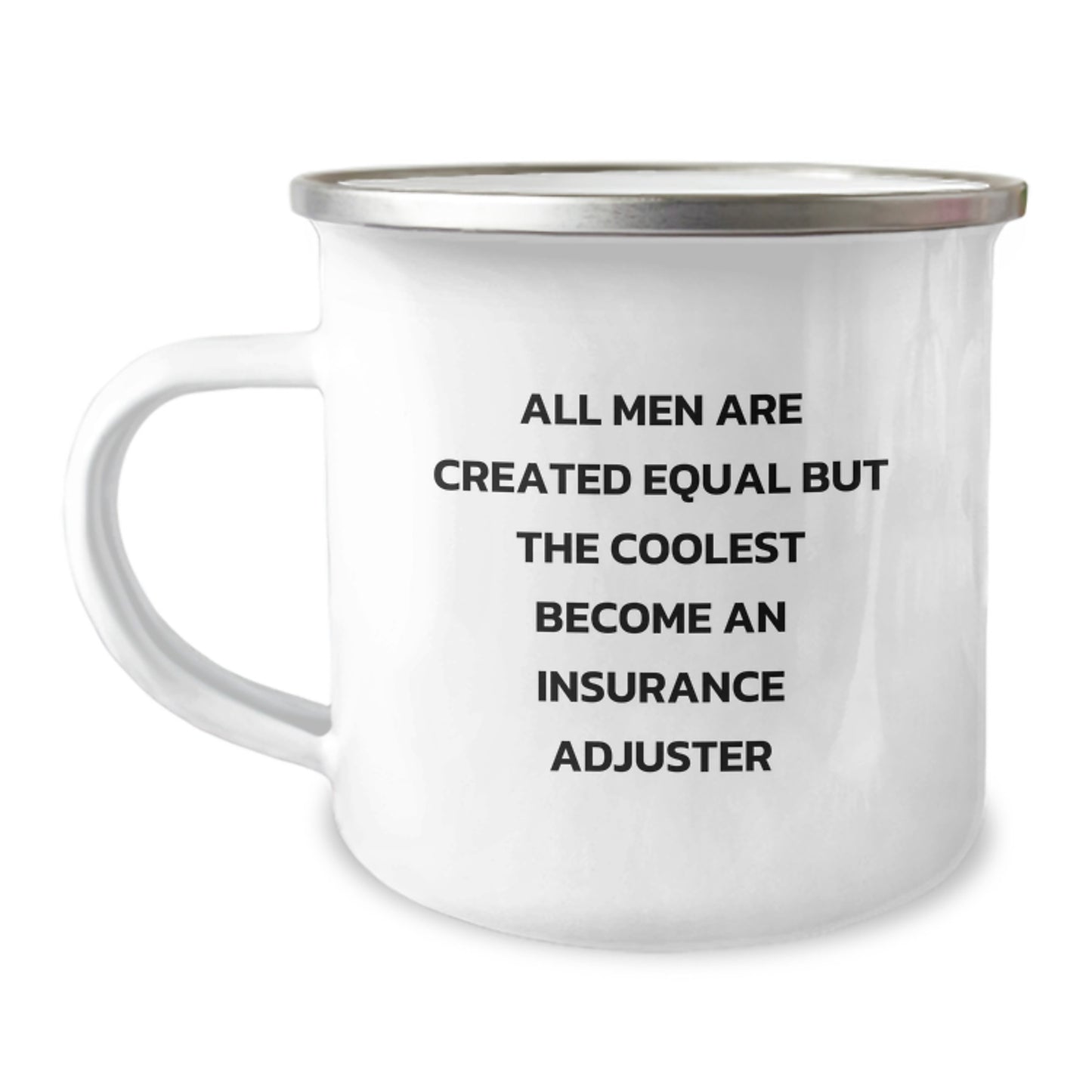 Insurance Adjuster Keepsake Camping Mug for Him Graduation Gift - Image 1