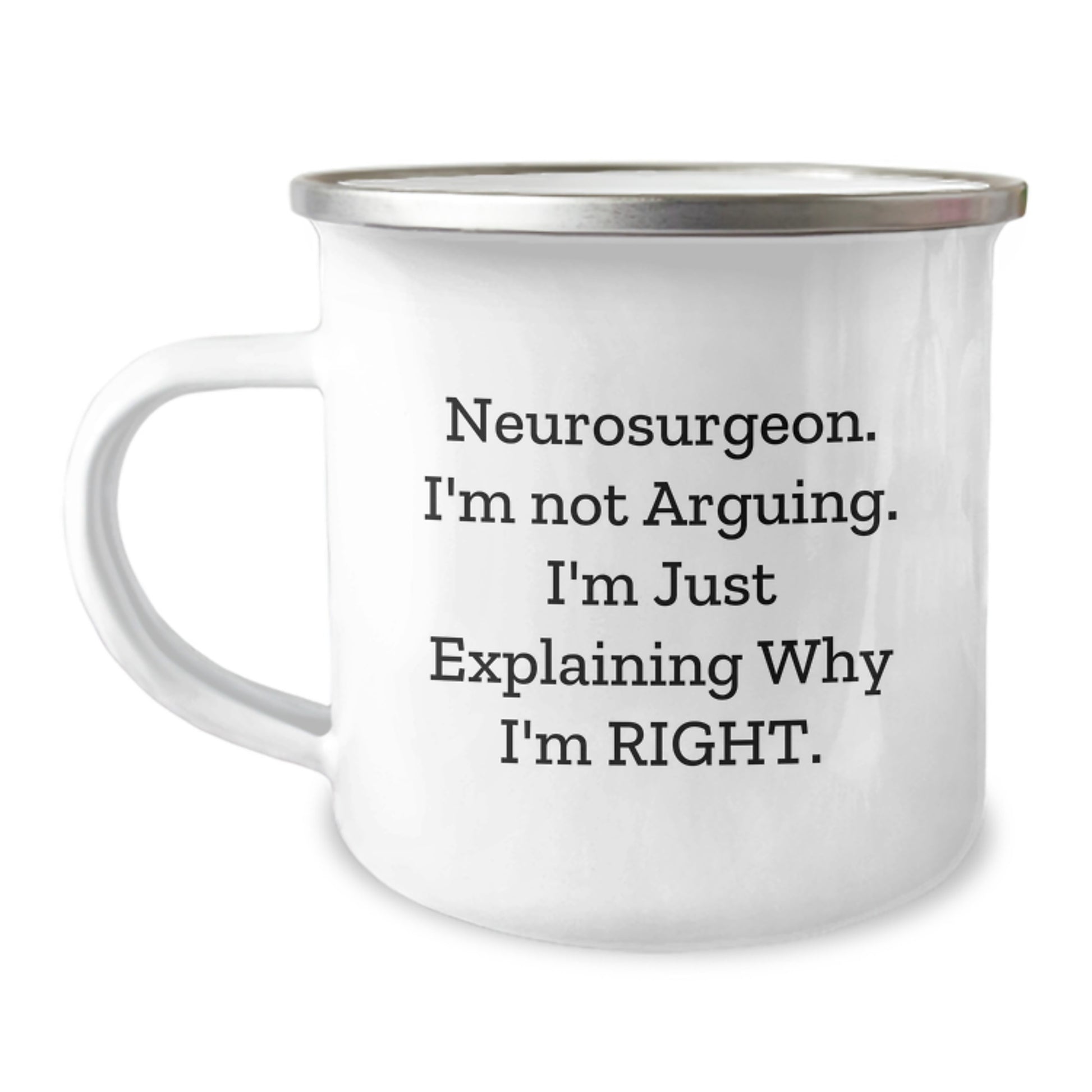 Funny Neurosurgeon Gifts for Men, Unique Camping Mug for Graduation,  - Image 1