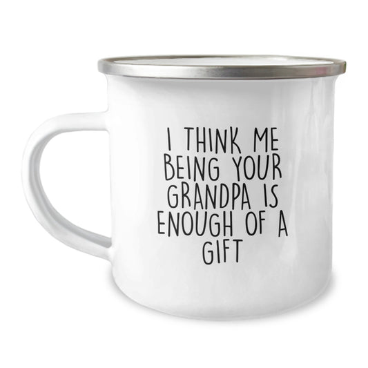 Grandpa Keepsake Mug Birthday Gift for Him – I Think Me Being Your - Image 1