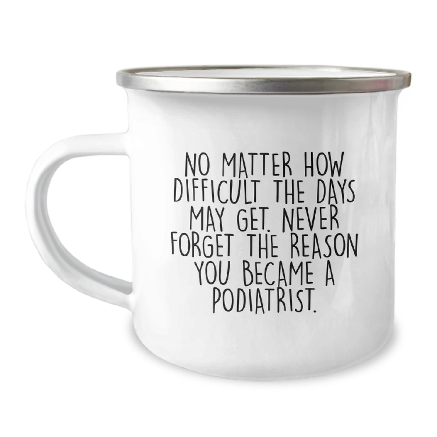 Unique Inspirational Gifts for Podiatrist Friend or Family Member - Camping Mug for Graduation - Image 1