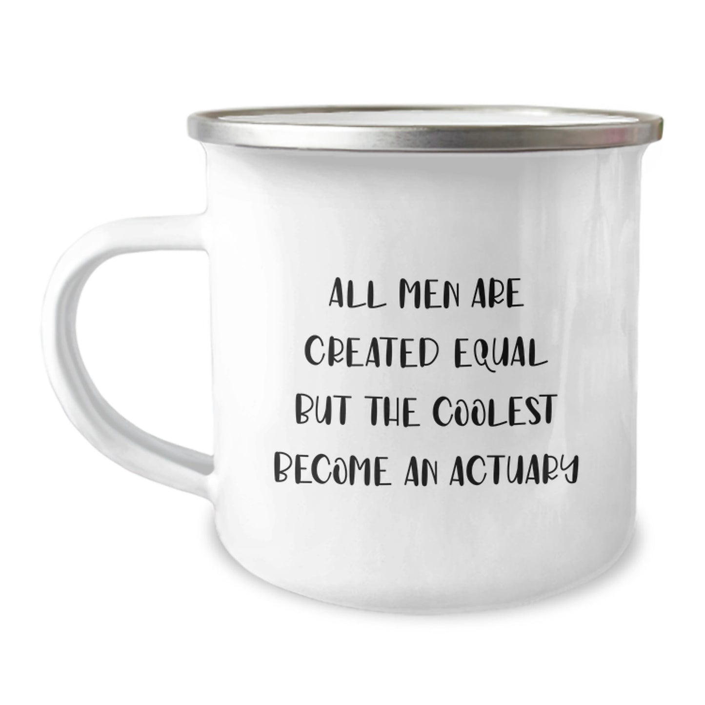 Funny Actuary Gifts from Friends for Graduation Unique Celebration Actuary Lover Camping Mug - Image 1