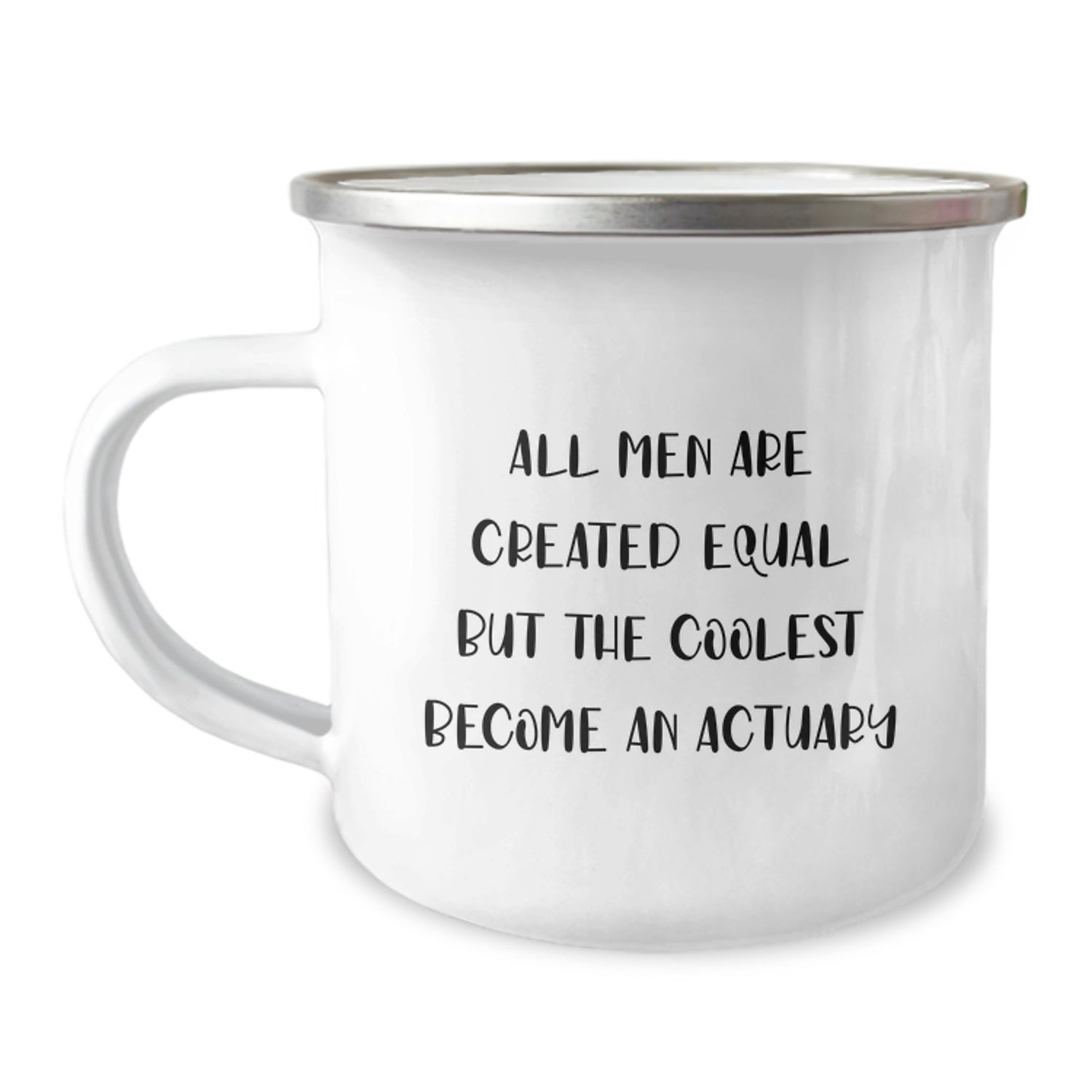 Funny Actuary Gifts from Friends for Graduation Unique Celebration Actuary Lover Camping Mug - Image 1