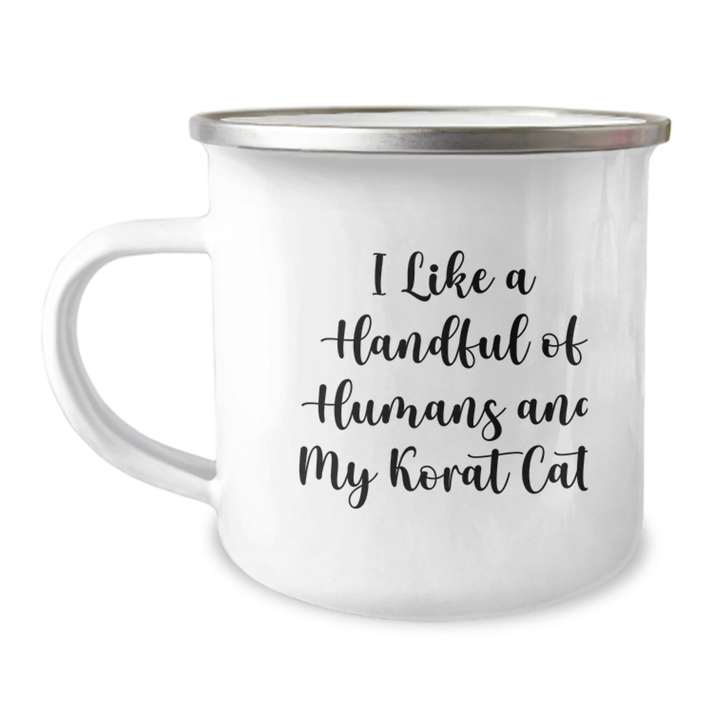 Korat Cat Lover Gifts from Friends, Funny Camping Mug for Korat Cat Enthusiasts, Birthday Unique Gifts for Men Women Family Korat Cat Fans - Image 1