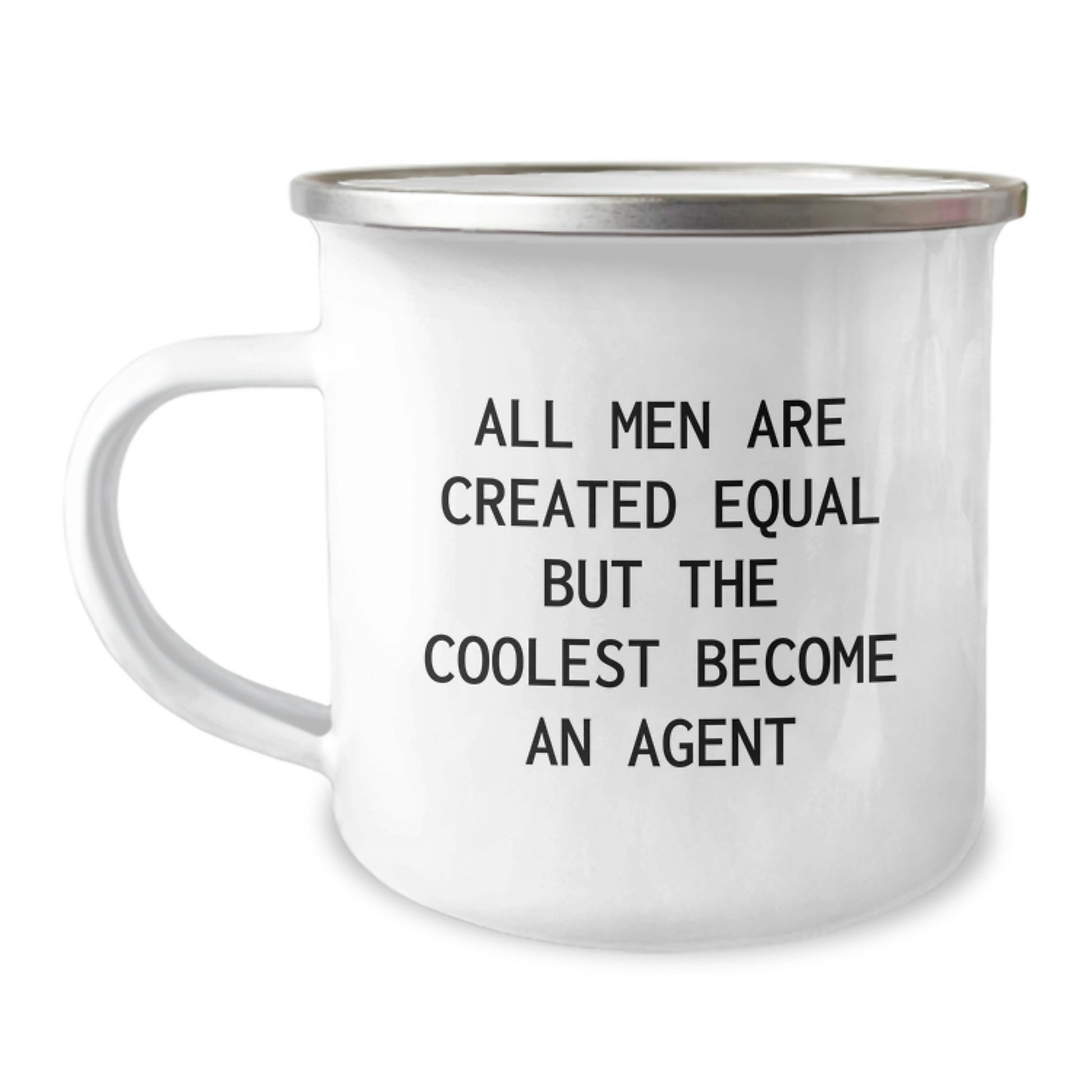Funny Agent Gifts, Camping Mug for Agent, Graduation Unique Gifts from Men to Agent - Image 1
