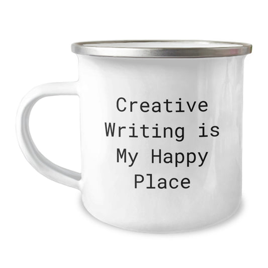 Creative Writing Inspiration for Dad, Funny Camping Mug, Gifts from Family for Father's Day, Unique Gift for Creative Writing Hobbyist - Image 1