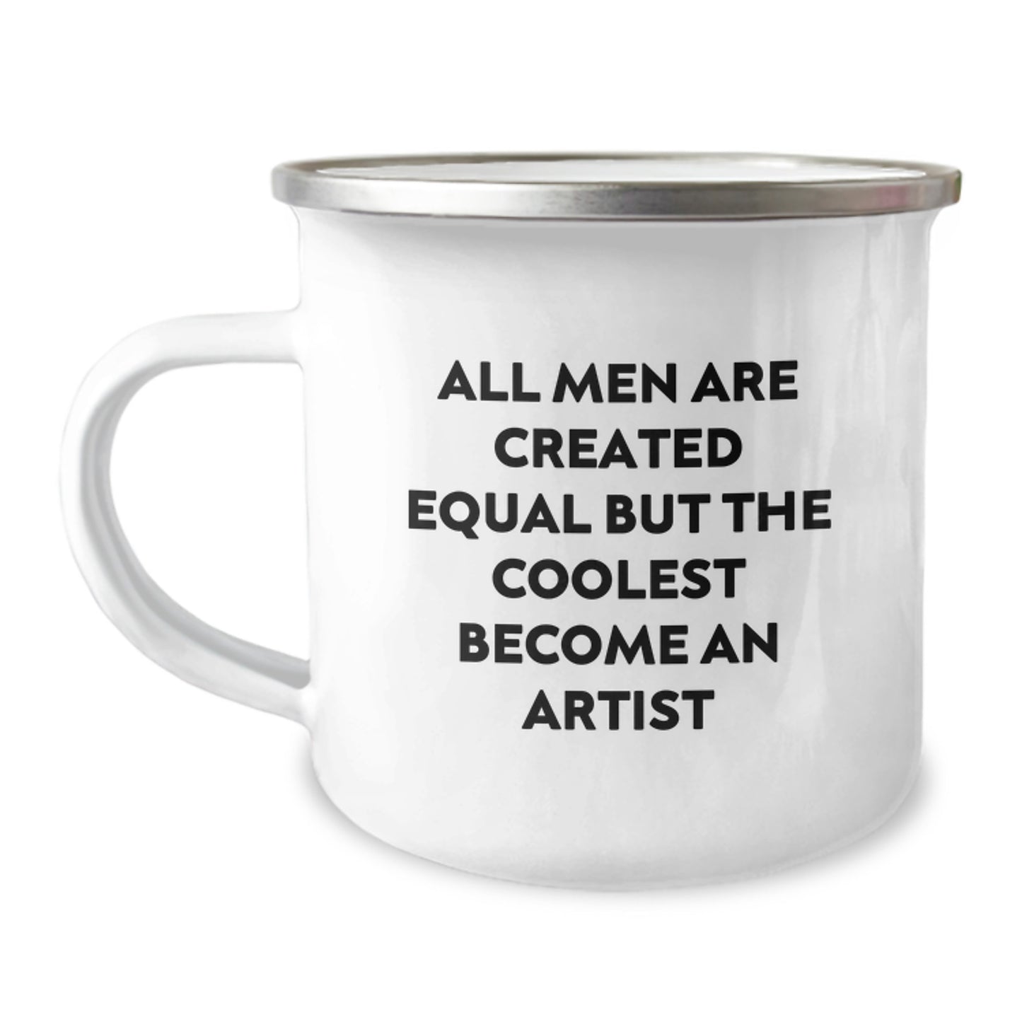 Artist Keepsake Camping Mug for Him Surprise Graduation Unique Gift - Image 1