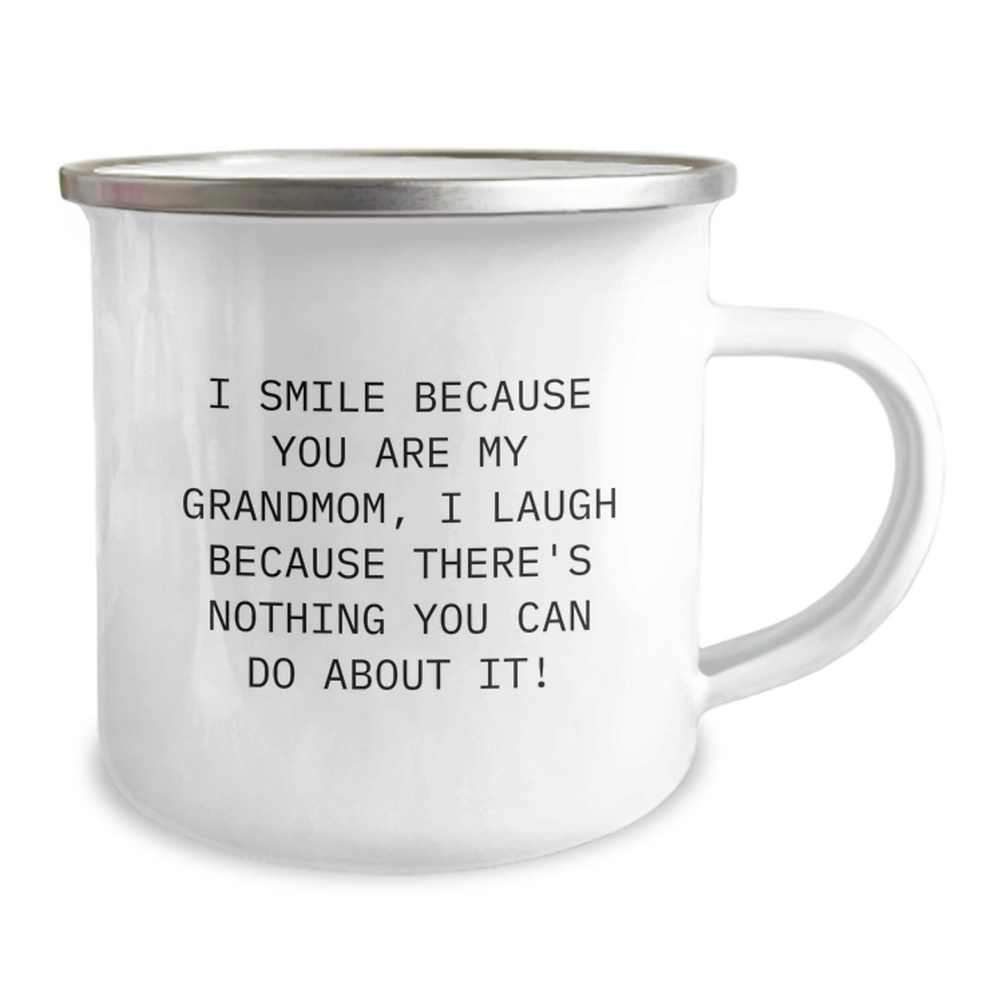 Gifts for Grandmom, Funny Grandmom Quotes, Camping Mug for Grandmom, I Smile Because You Are My Grandmom, Perfect Christmas Unique Gifts from Family - Image 2