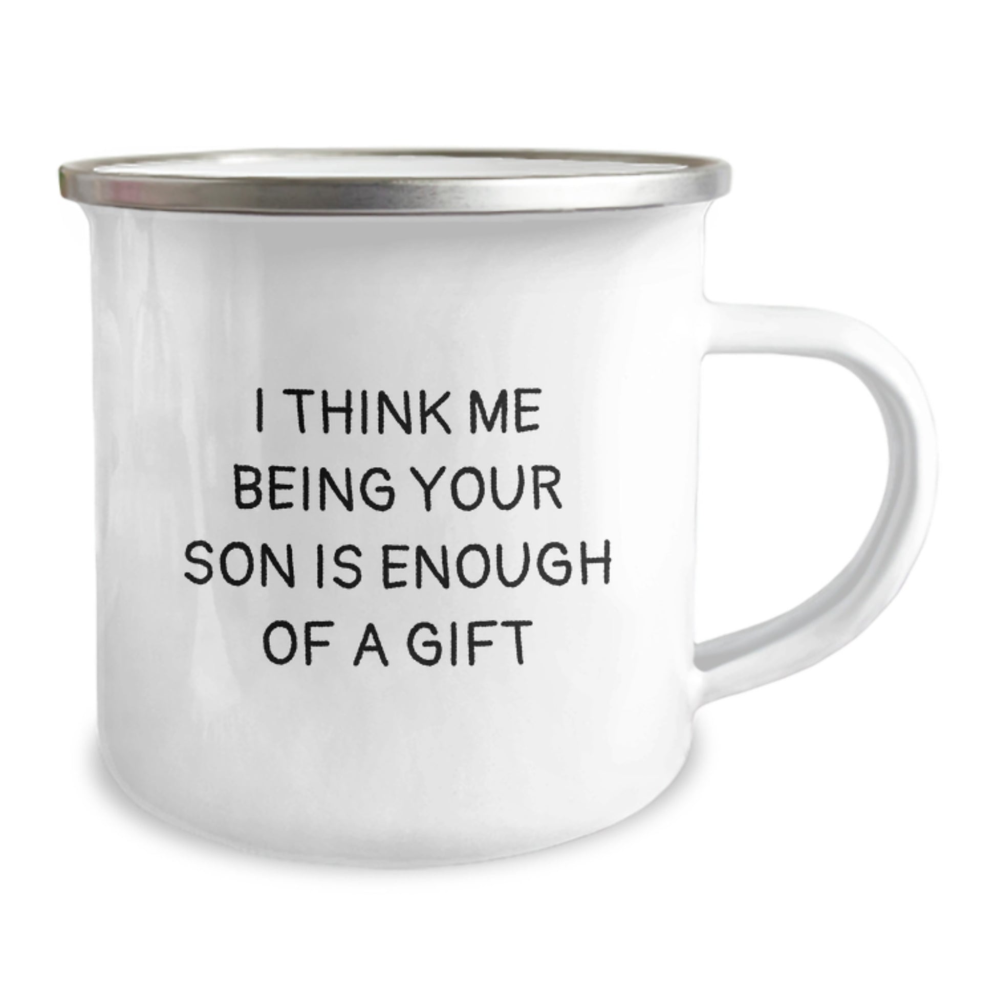 Funny Son Gifts for Him Graduation Unique Mugs from Dad, Perfect Camping Mug Quotes, Son Being Enough of a Gift - Image 2
