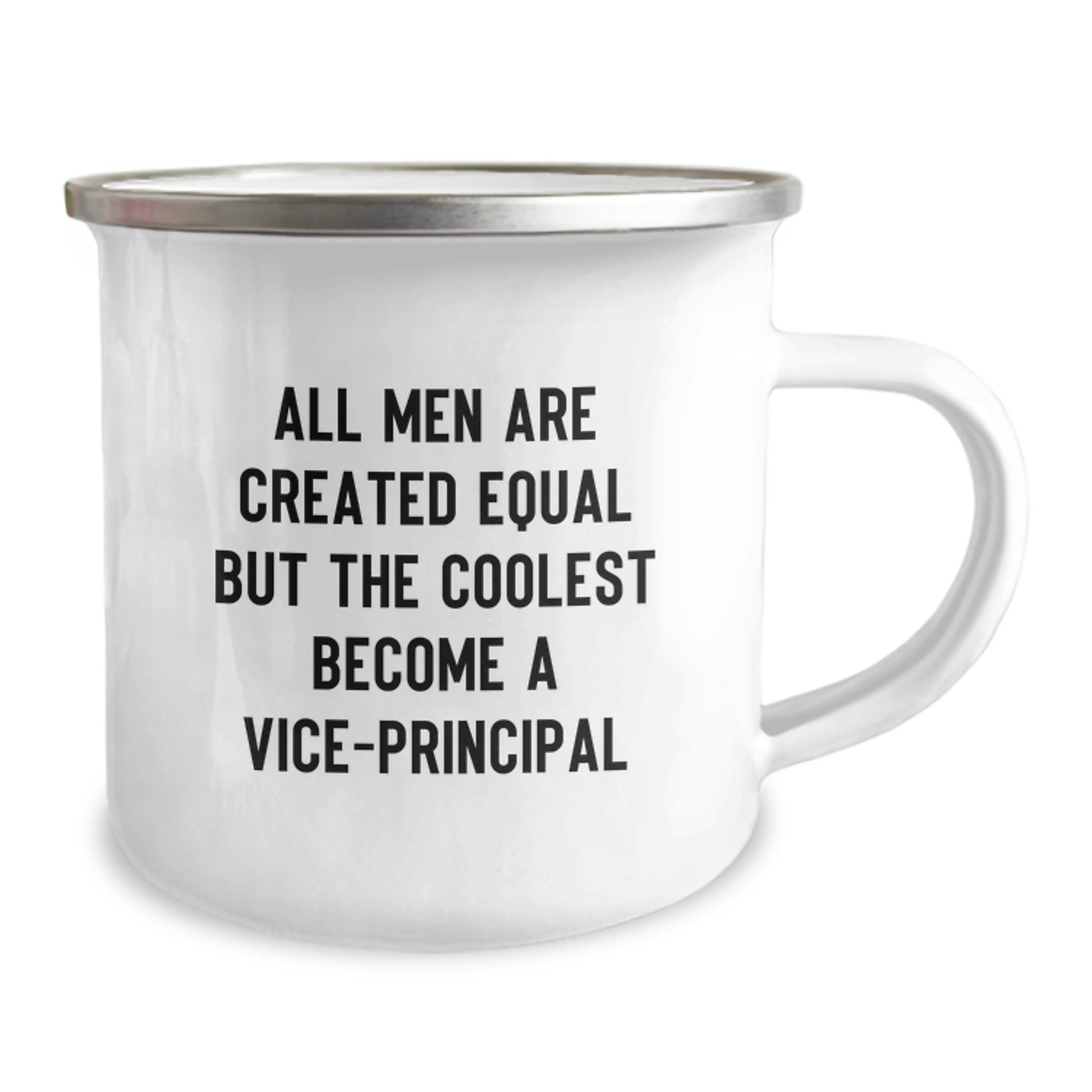 Funny Vice-principal Gifts for Men - Camping Mug - All Men Are Created Equal, But The Coolest Become A Vice-principal - Unique Graduation Gifts from Friends - Image 2